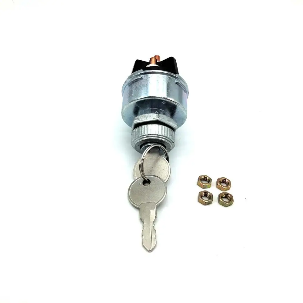 12V Universal Engine Ignition Key Starter Switch 4-Position For Tractor Trailer
