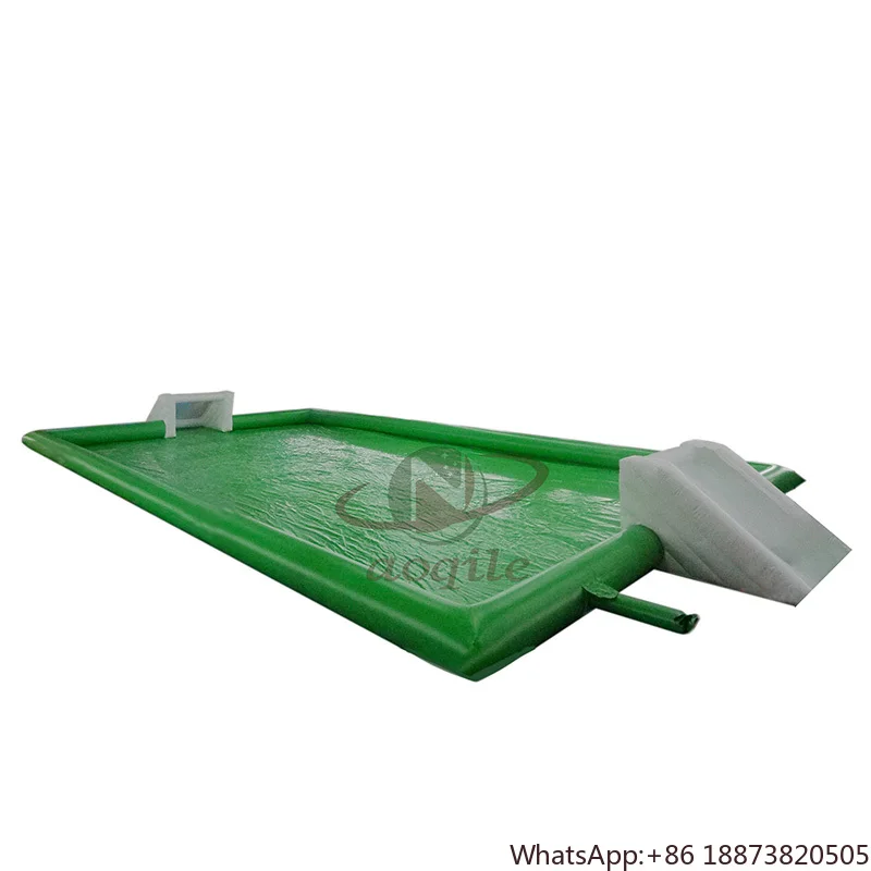 Outdoor Inflatable Sports Football Playground Water Soap Soccer Field for Sale