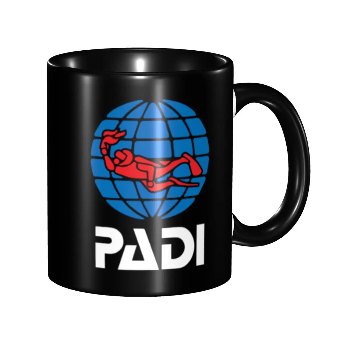

Scuba Diving Padis Coffee Mug DIY Personalized Ceramic Mug Creative Present