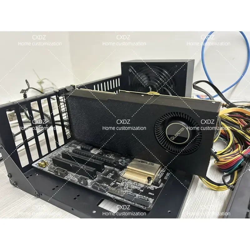 Cooling Modification Kit with Built-in Turbo Fan for AMD MI50