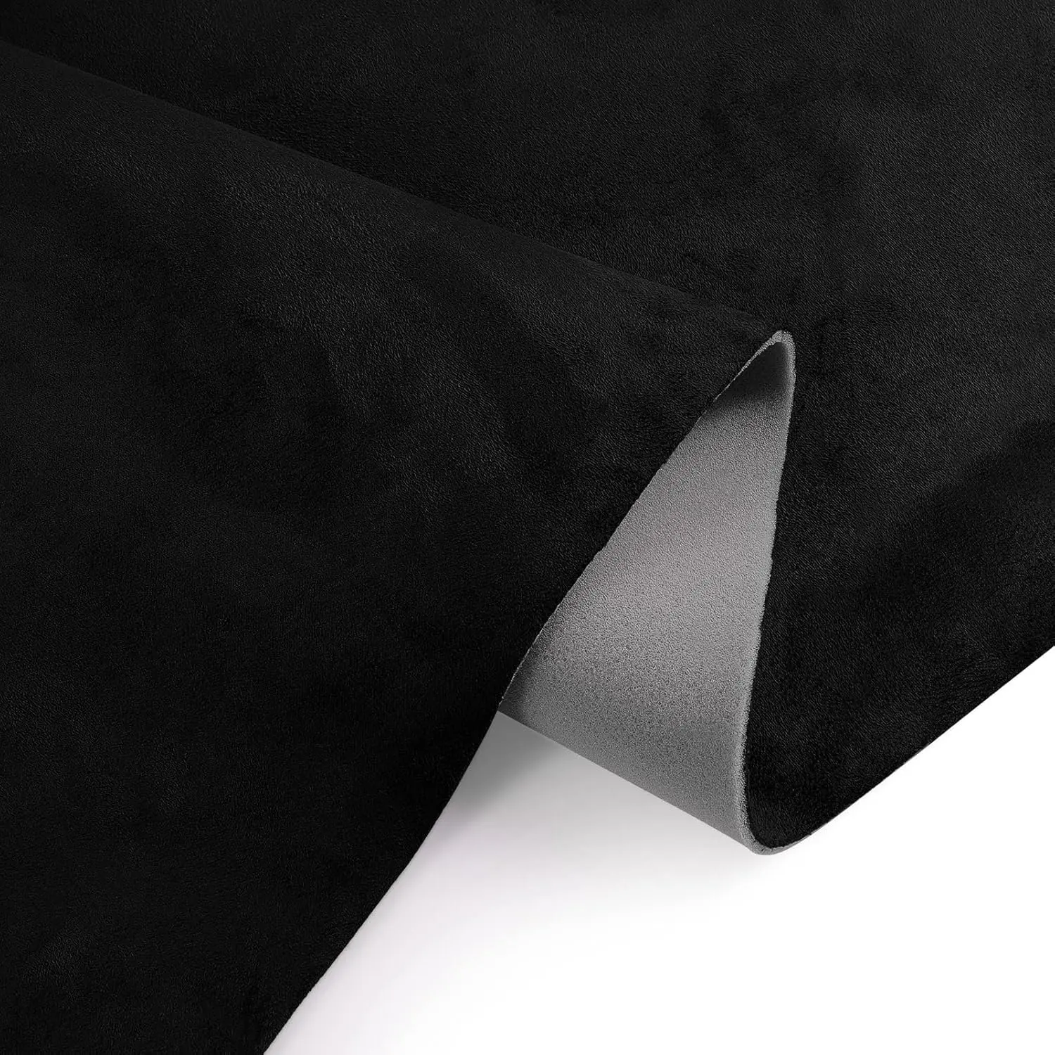 

Классическая черная замшевая ткань для обшивки потолка автомобиля с пенополиуретановой основой для ремонта и реставрации обивки салона