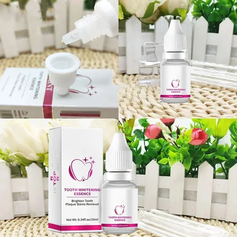 Teeth Whitening Serum Remove Plaque Stains Bleachig Teeth Essence Oral Hygiene Cleaning Gel Fresh Breath Care Dental Tools