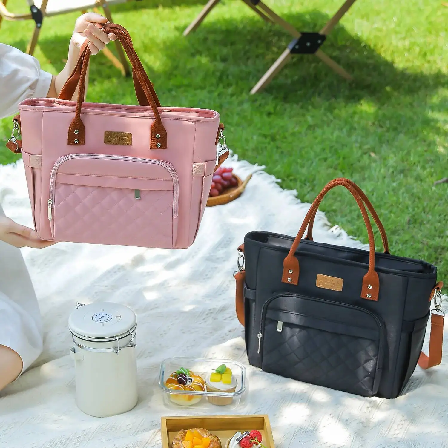 

Дорожная сумка большой вместимости, ценный обед, новинка 2025 года, портативная сумка для мамы и ребенка