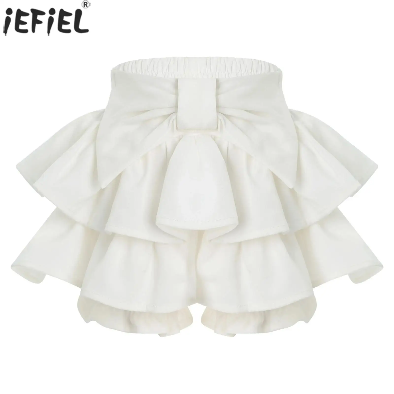 Toddler Baby Girls Ruffle Bloomers Elastic Waistband Bow Knot Flounce Shorts Kids Girl Summer Skirt Shorts Summer Casual Wear