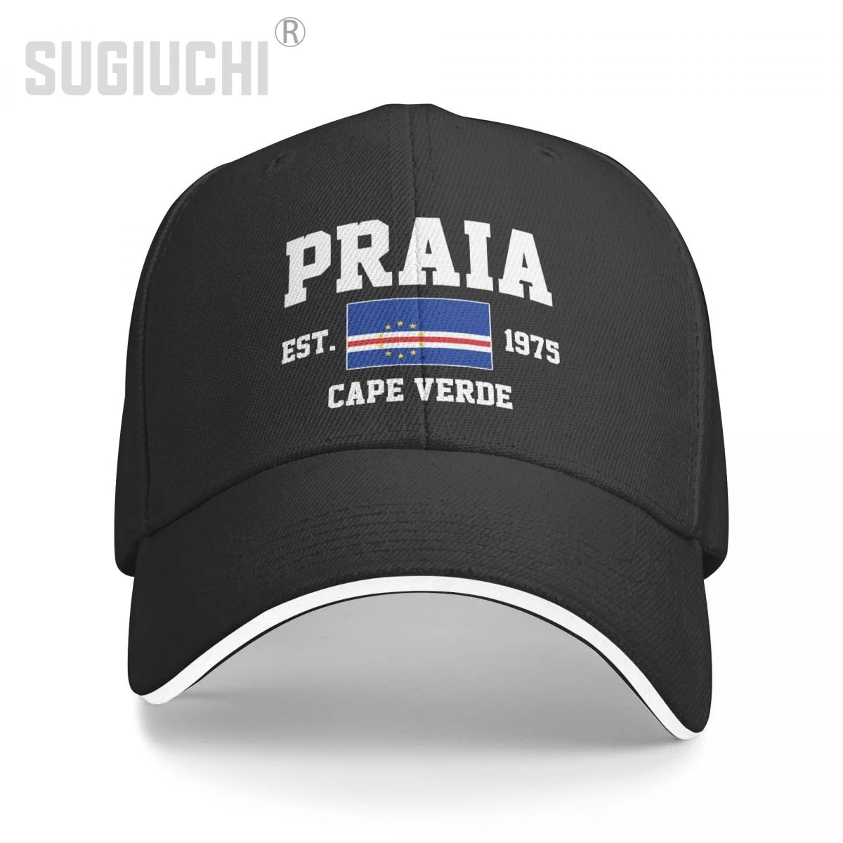 Baseball Cap Cape Verde EST.1975 Praia Capital Men Women Unisex Hip Hop Sandwich Caps Snapback Golf Hat Fishing