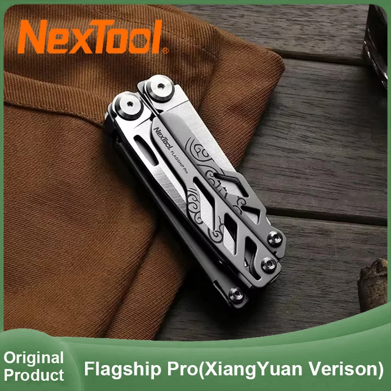 

Многофункциональные плоскогубцы NexTool Flagship Pro Xiangyun Version 16 в 1, складной мультитул, инструменты для выживания на природе и кемпинга