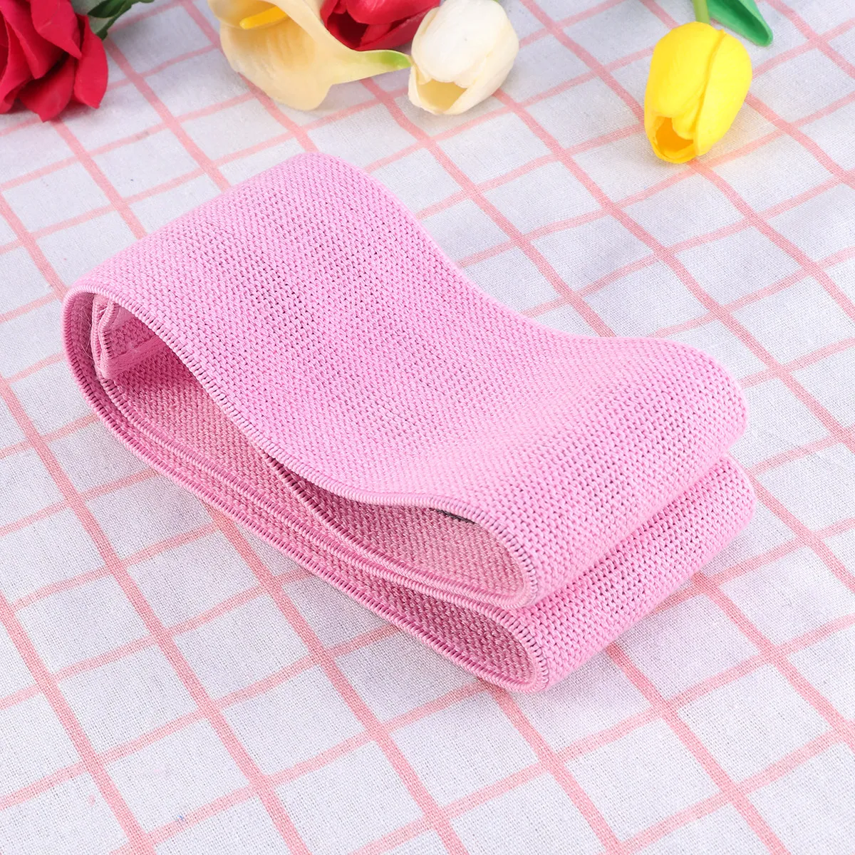Women Hip Elastic Band Booty Builder Resistance Band for Squats Glute Activation Leg Exercises Hip Abduction Fitness Workout