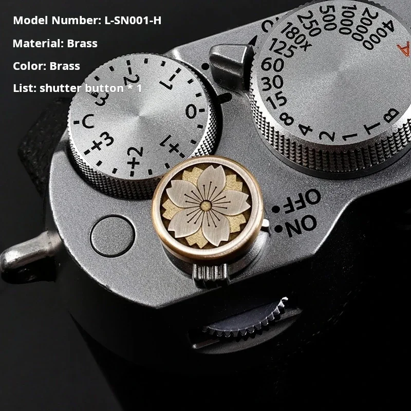 Fujifilm X Series Metal Shutter Trigger Button Replacement Accessory For XT50 XT30 XT4 X100VI XE2S XE3 X-PRO3 Compact Cameras