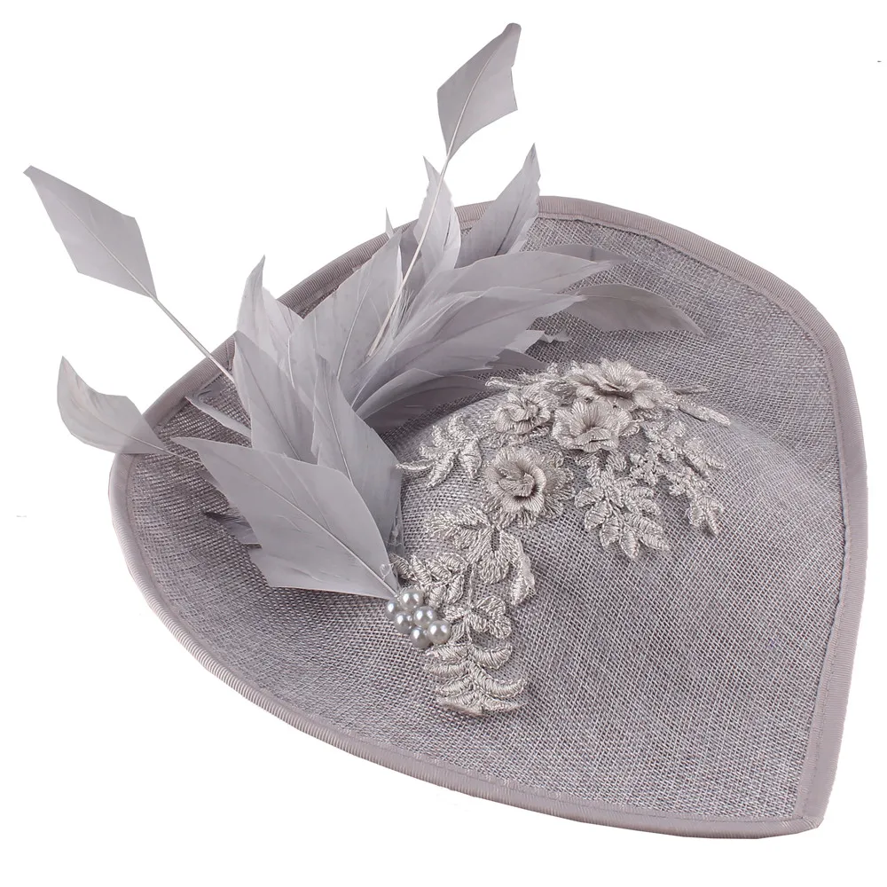 Bride Nice Wedding Hat Fascinators Women Elegant New Ladies Chuch Derby Headpiece With Hair Clip Bridal Show Race Hair Accessory