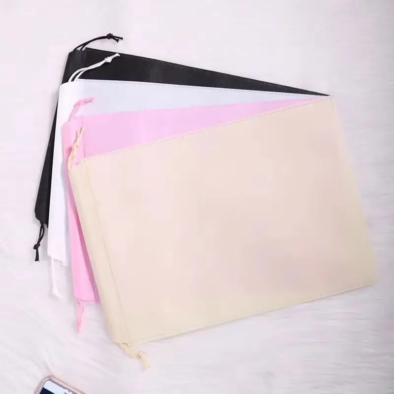 

20 pieces Non woven fabric drawstring bags for clothes/shoegift/Chrismas festival bags Dust bag Storage bag accept custom logo