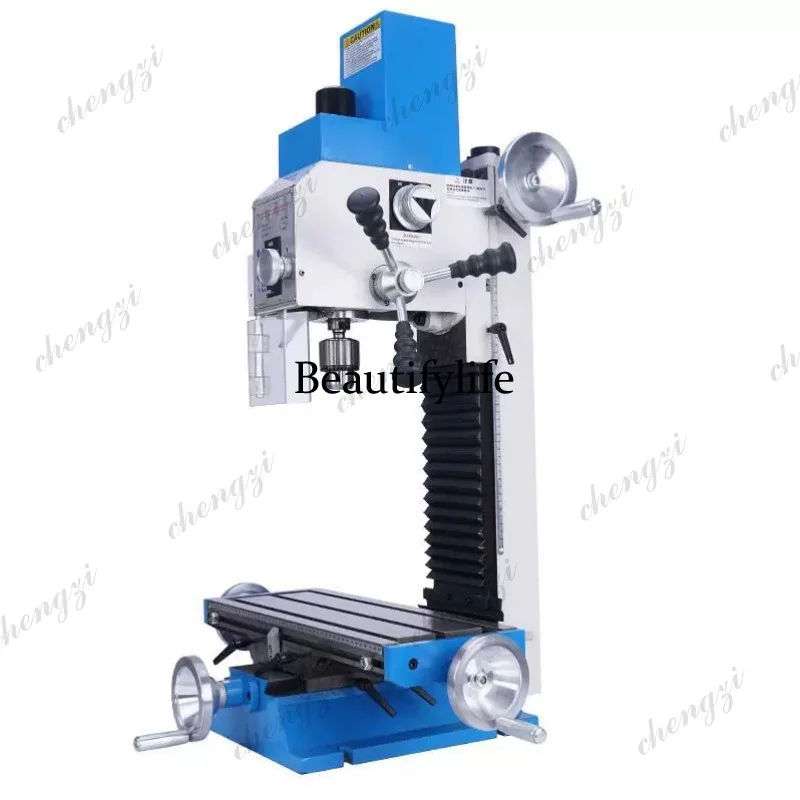 A81 Bench Drilling Milling Tapping 3 In 1 Machine Mini Automatic Feed Three Axis Milling Metal Working Processing Equipment
