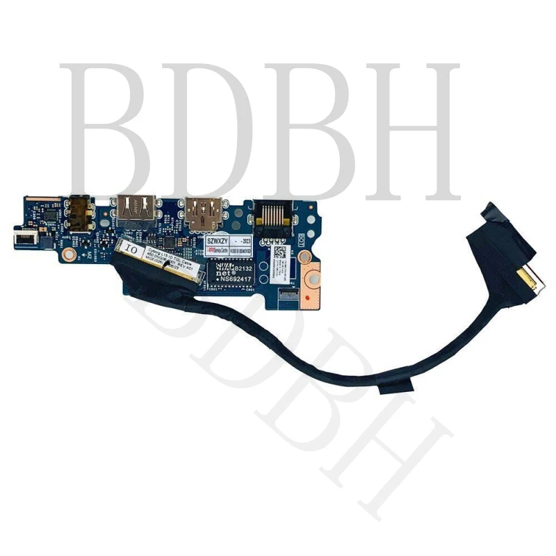 New For Dell Latitude 3520 E3520 USB Audio SD Card Reader RJ45 IO Board MCCDH Replacement Parts