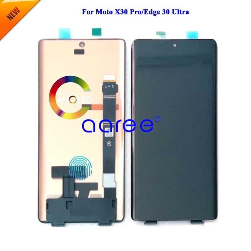 AMOLED LCD Screen  For Moto Edge 30 Ultra LCD Display For Moto X30 Pro Display LCD Screen Touch Digitizer Assembly