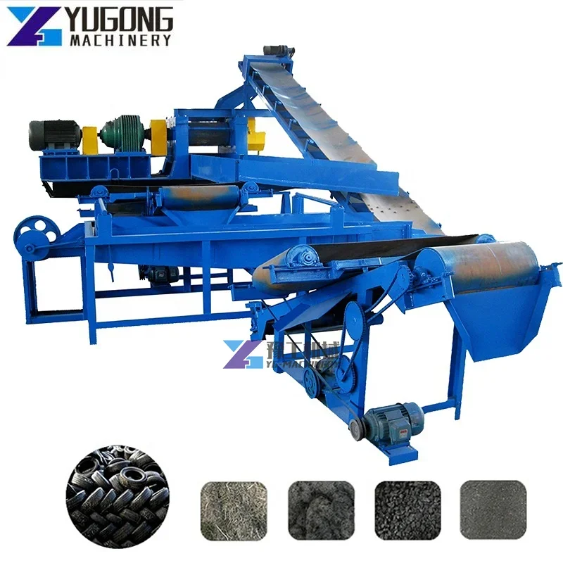 Used Tire Recycling Machine for Making Rubber Powder Rubber Granule Machine