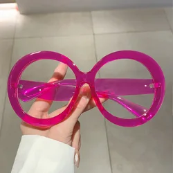 Anti Blue Light Glasses Women For Men Vintage Brand Designer Myopia Prescription Optical Round Computer Big Eye Glasses Frame