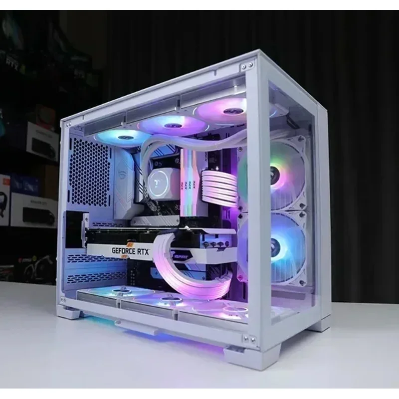 Komputer PC host i5 12600KF 12700KF dengan RTX3060Ti 3070Ti 3080 grafis 6G gaming DIY komputer PC, pendingin air game pc