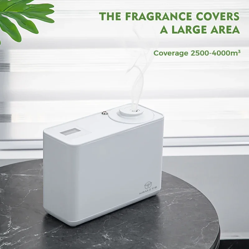 HVAC 3000m³ Home Appliance Perfume Aroma Diffuser WIFI Bluetooth Intelligent Multi Segment Timing 800ML Capacity Essential Oil