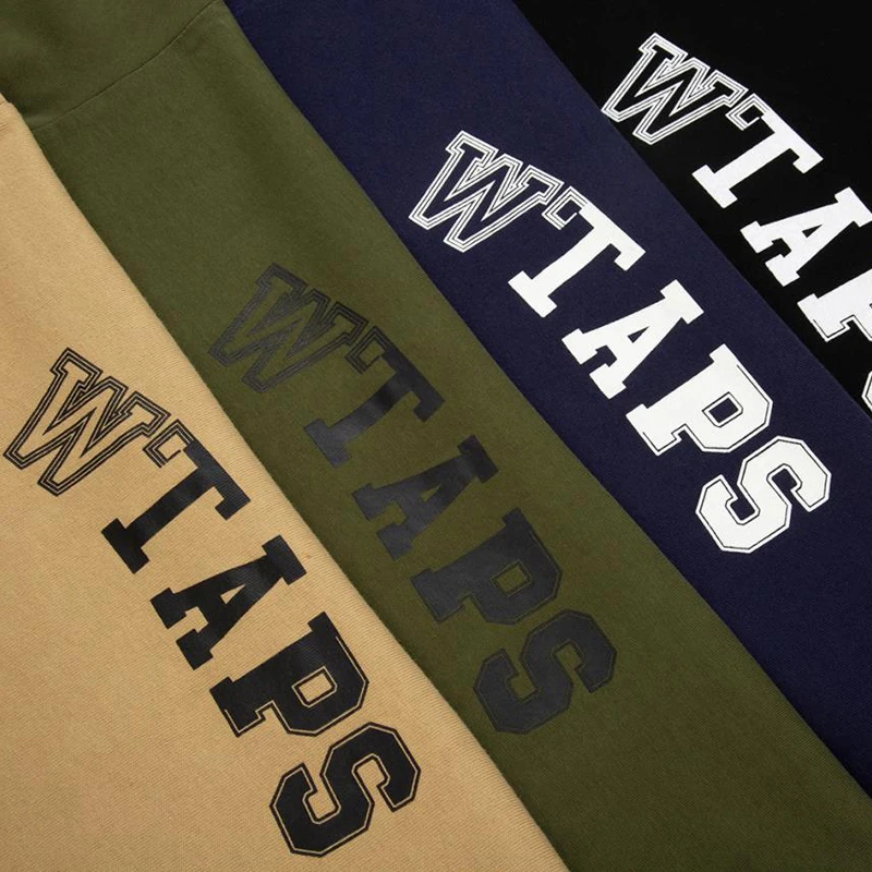 Summer New Wtaps T-shirt Japanese High Street Minimalist Neutral Style Heavy Cotton Short Sleeve Wtaps Top Tee