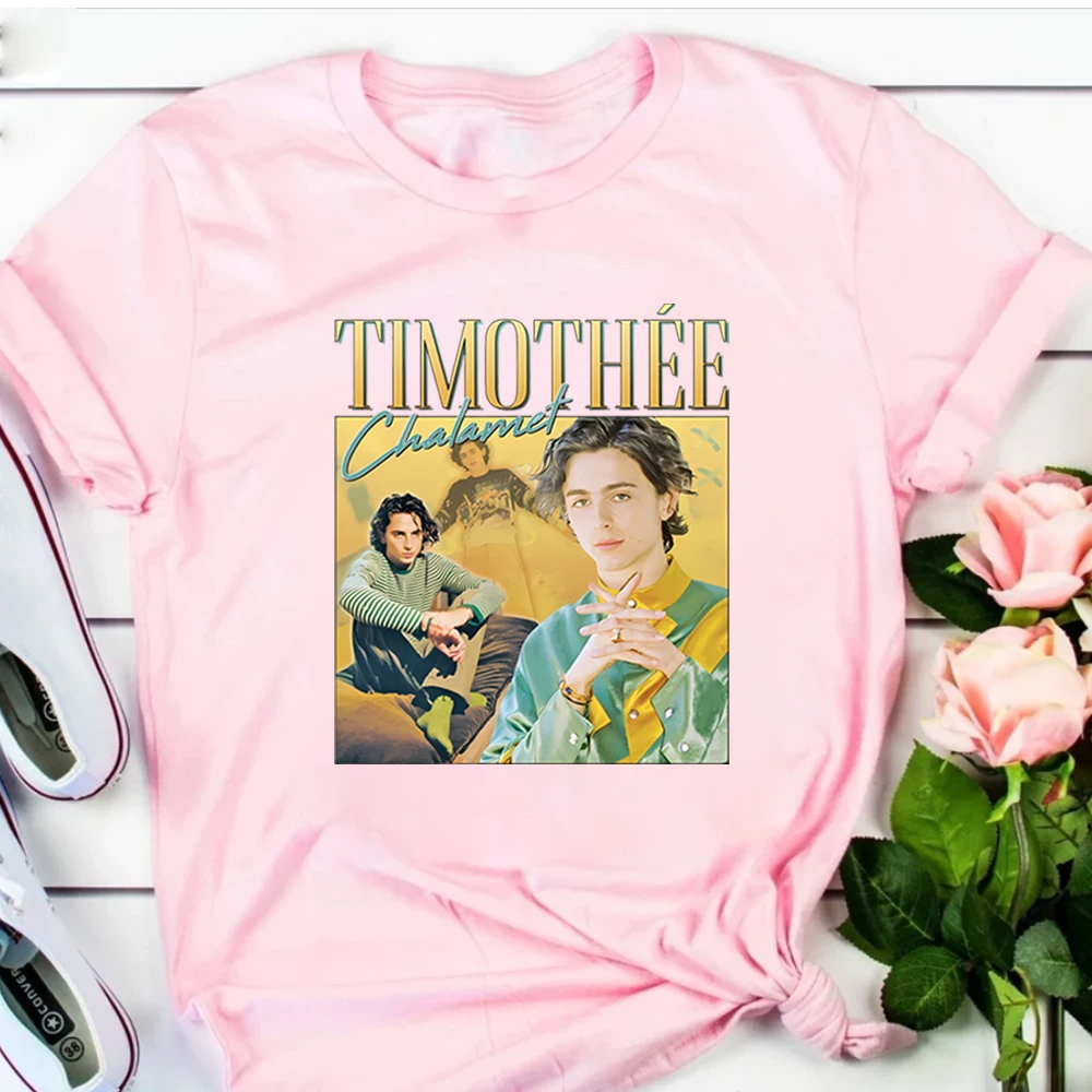 Retro Timothee Chalamet Tshirt Strweetwear 90s Shirts Timothee Chalamet Shirt Movie TV Actor Tee Unisex Short Sleeves Y2k Top