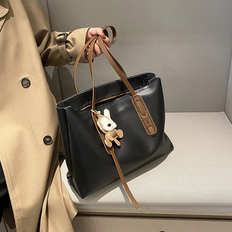 

DIY Split PU Leather Shoulder Handbag For Women,Fashion Large Capacity Giel's Crossbody Tote Bags Purses Gift Handmade Bag