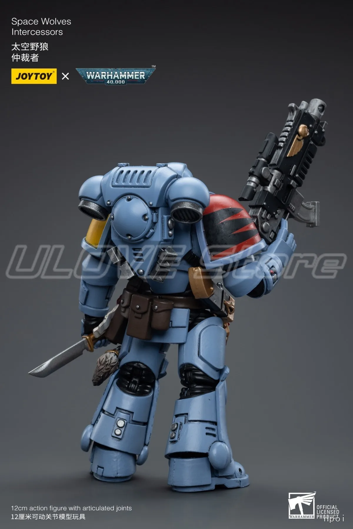 

В наличии Оригинальная фигурка JOYTOY Warhammer 40K Space Wolves Intercessors 1/18, модель-игрушка для подарка