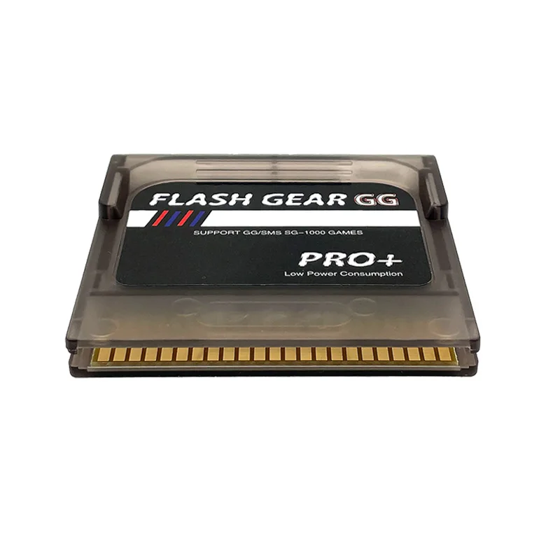EVERGENESIS Game Gear Game Card FlashMaster Cart مع بطاقة TF سعة 4 جيجابايت محملة مسبقًا مع أكثر من 1000 ألعاب لوحدة تحكم Sega Game Gear GG