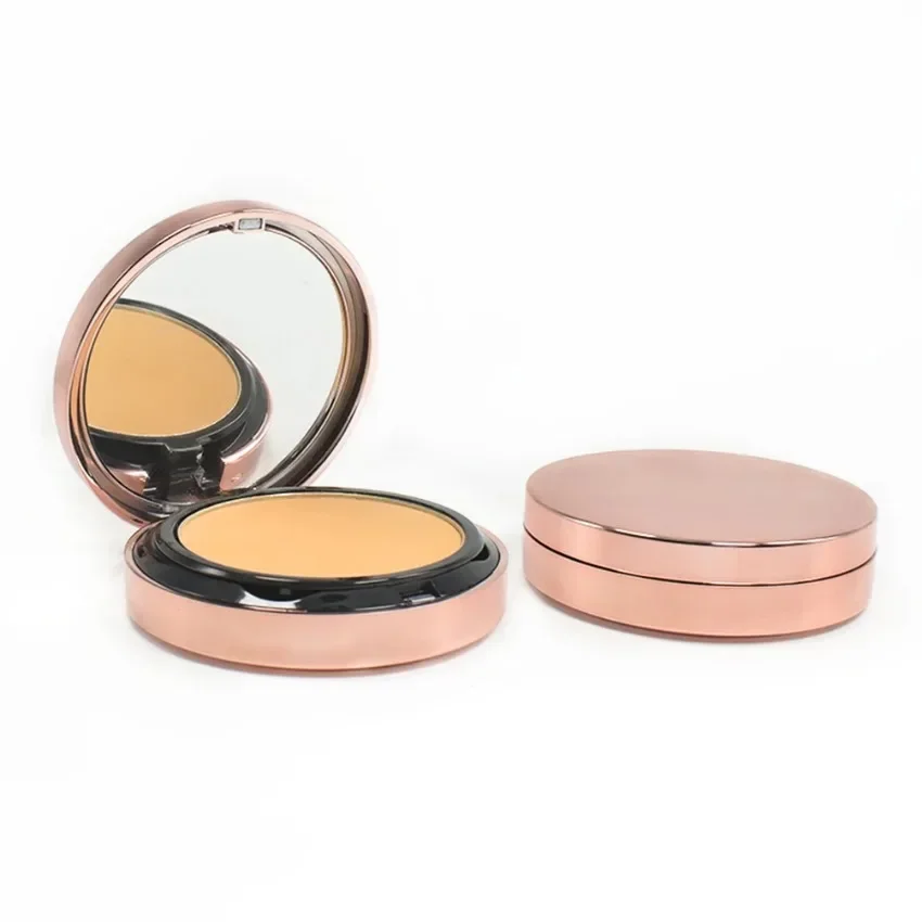 Custom 8colors 2-layers Concealer Pressed Powder Oil Control Brighten Whitening Natural Matte Waterproof Face Base Makeup Bulk