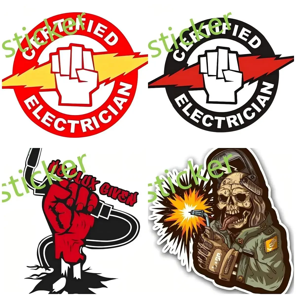 

Welder sticker Car Body Guitar Windows Sports Racing Exterior Decor Motorcycle Off-road Laptop Helmet Trunk Accessories