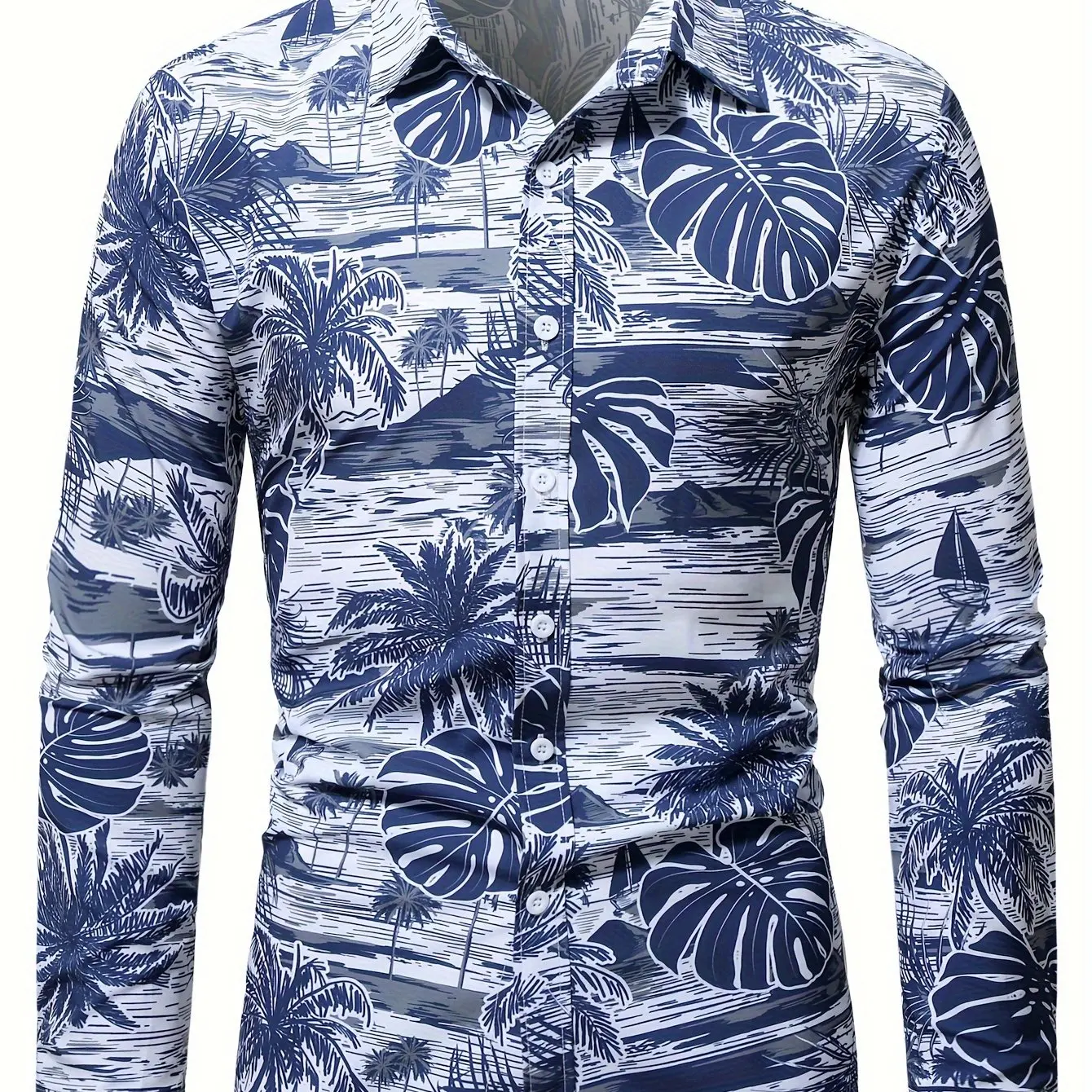 Cardigan décontracté à manches longues pour hommes, chemise à revers confortable, motif floral, oiseau imprimé en 3D, feuille d'arbre, nouvelle mode