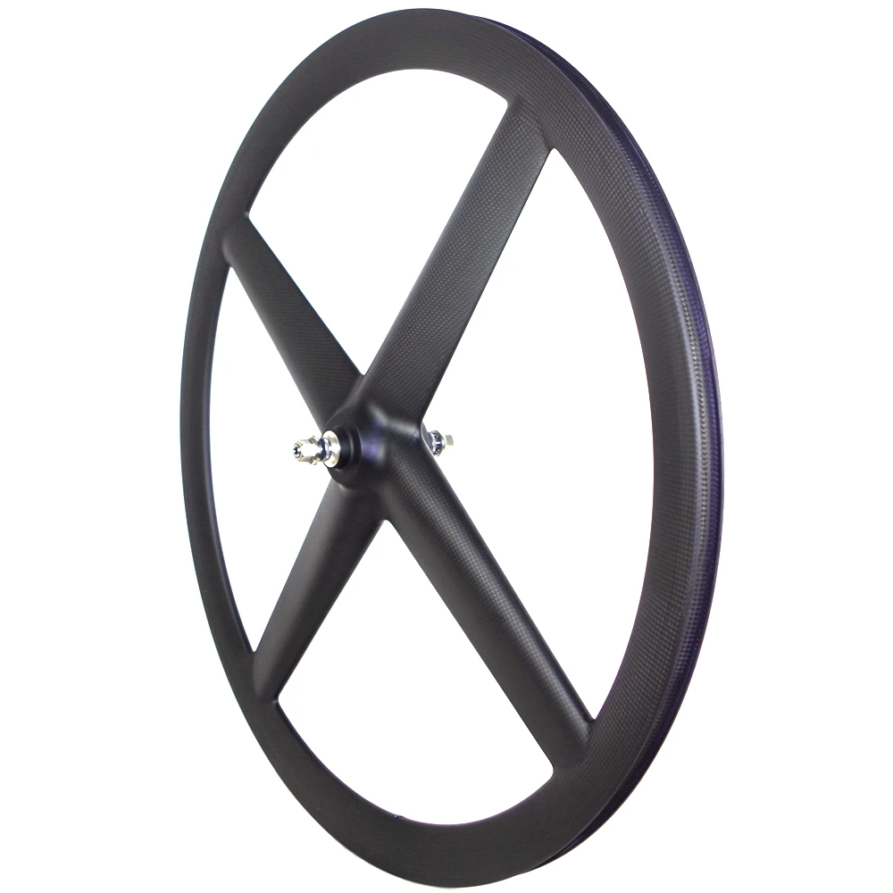 

STLF BIKEDOC BP4 Cycling Bicycle Clincher 700C Fix Gear Wheel 23MM Width 4-Spoke Carbon Wheels