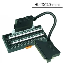 A6TBXY36 Terminal Block HL-IDC40 Mini for Mitsubishi Q L Series PLC Cable AC10TB 40 Pin FCN40P Terminal Adapter Board