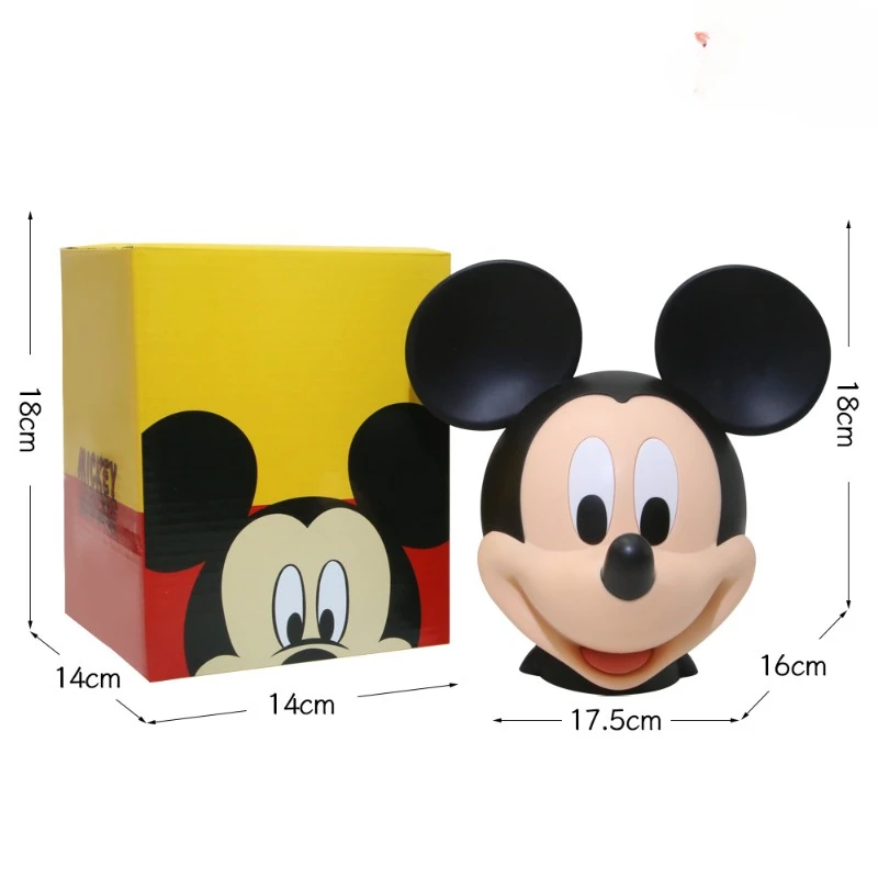 Cartoon Figure DSN Kawai Figure Mickey Mouse Piggy Bank Cute Money Box Decorative Creative Desktop Ornaments Birthday Gifts Toy
