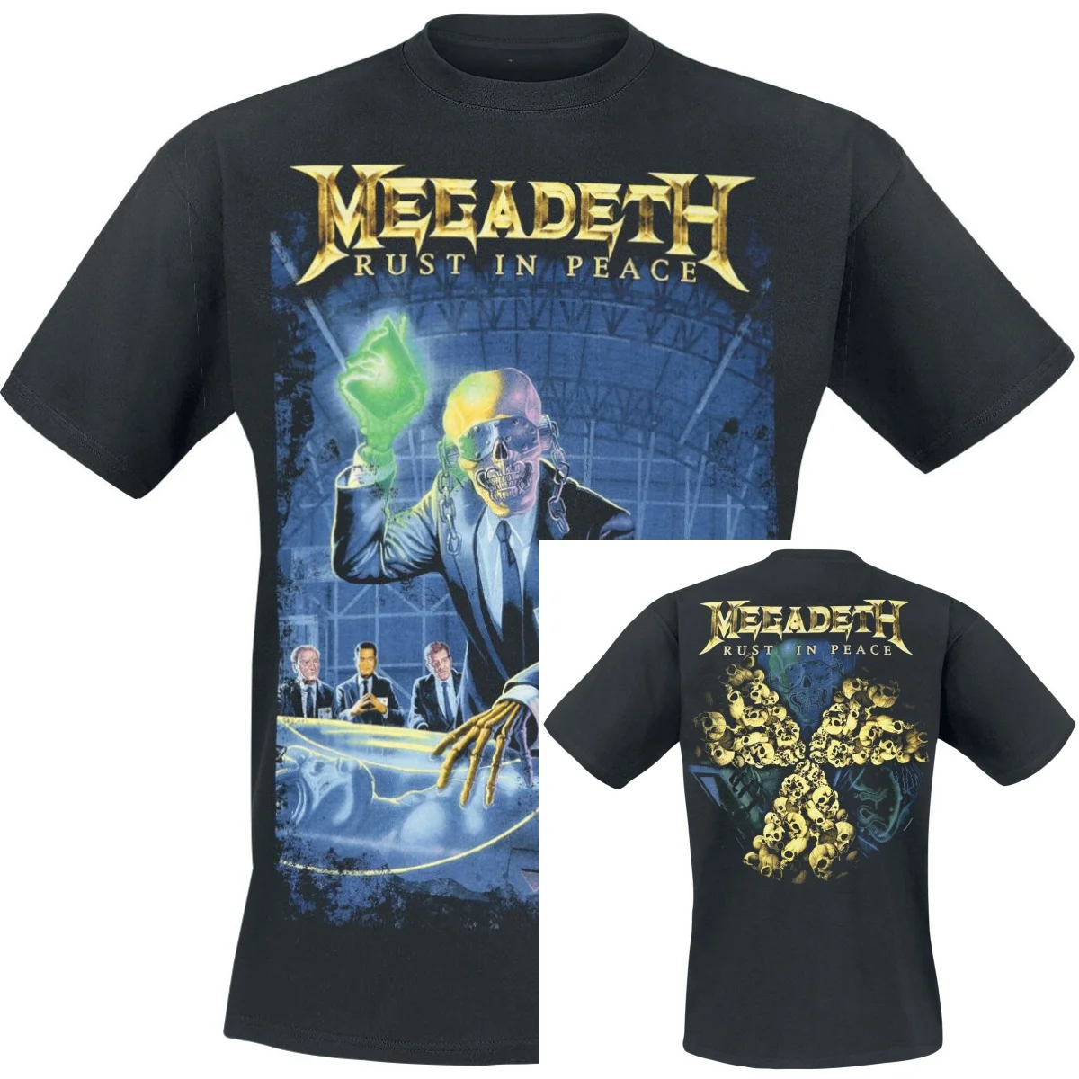 Top-Sommer-Megadeth-Grafik-Baumwoll-Band-T-Shirt, Unisex, Sommer-Kurzarm, Modemarke, Luxus, lässig, Vintage-T-Shirts – Detail 7