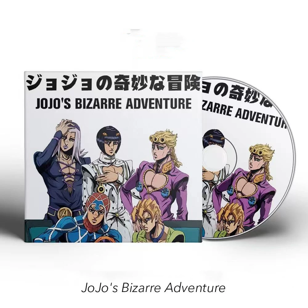 Anime JOJO's Bizarre Adventure Golden Wind Kanno Yugo Music CD OST Album 3pcs Music Record Cosplay Walkman Car Soundtracks Box