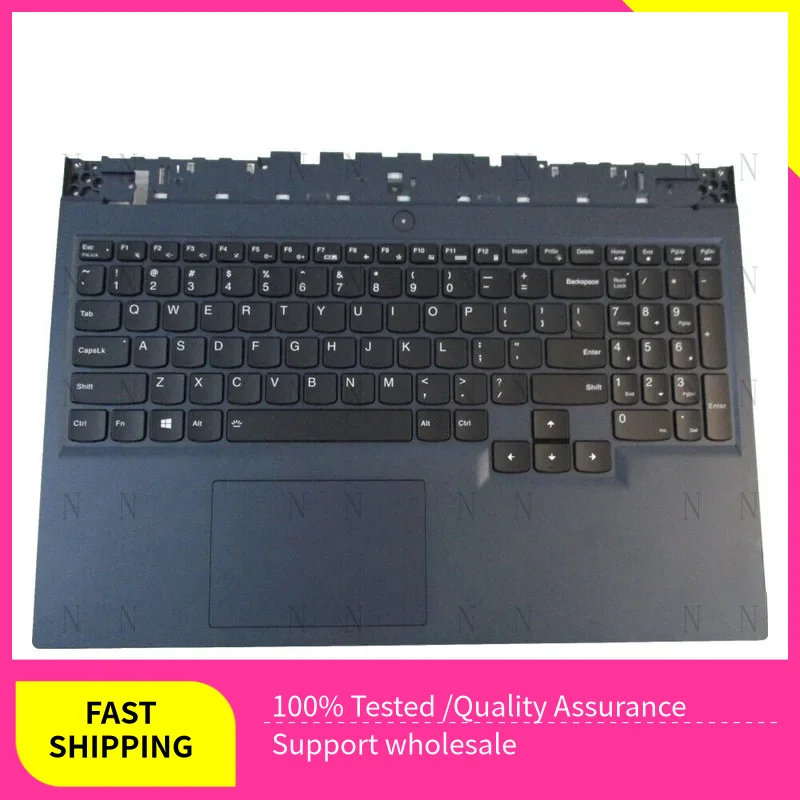 

XQ для Lenovo Legion 5-15ACH6, упор для рук, верхняя сенсорная панель с подсветкой, клавиатура 5CB1C93064