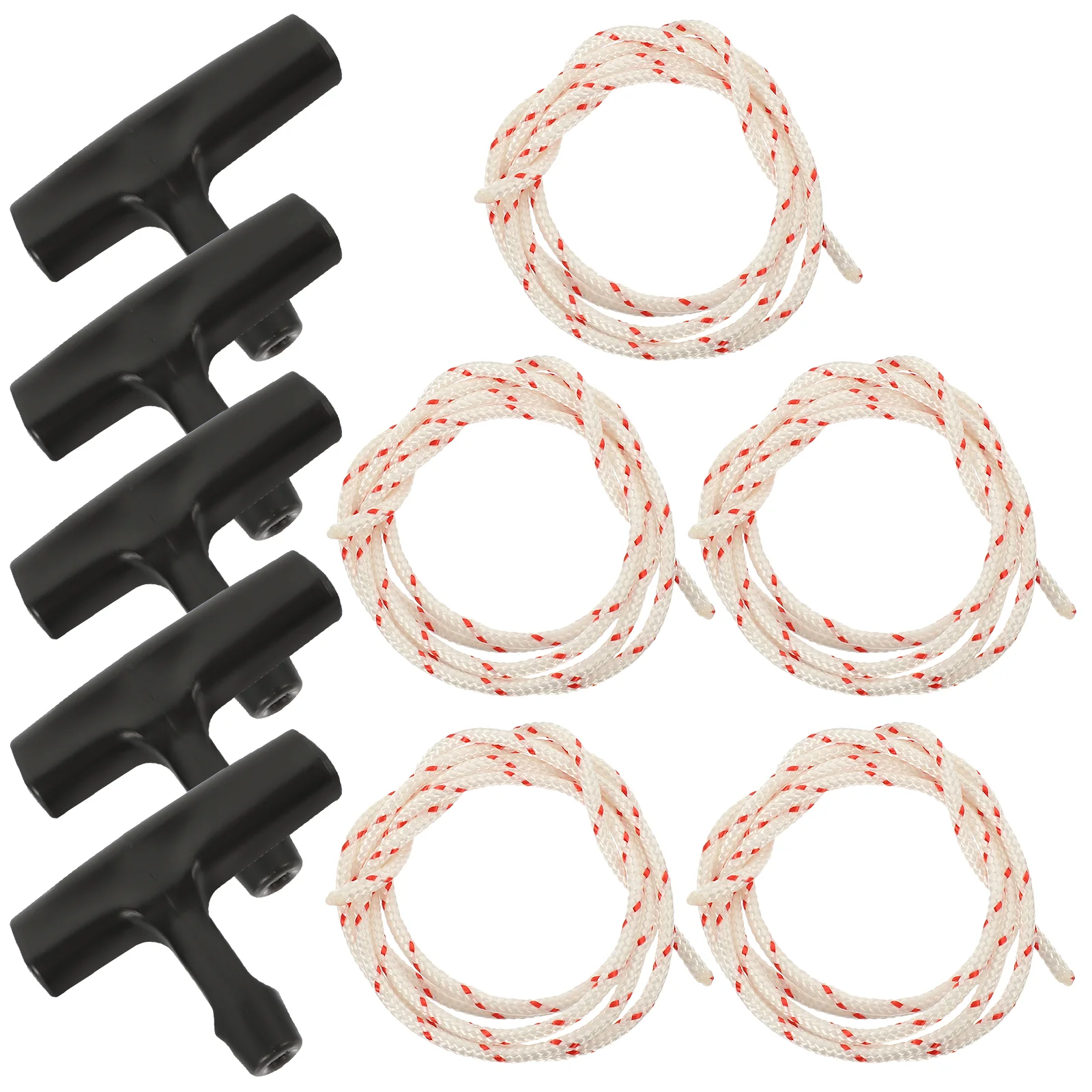 5 Pcs Garage Door Pull Cord 1M Attic Ladder Launcher Rope Handle Emergency Release Cable Flexible Plastic Easy Install