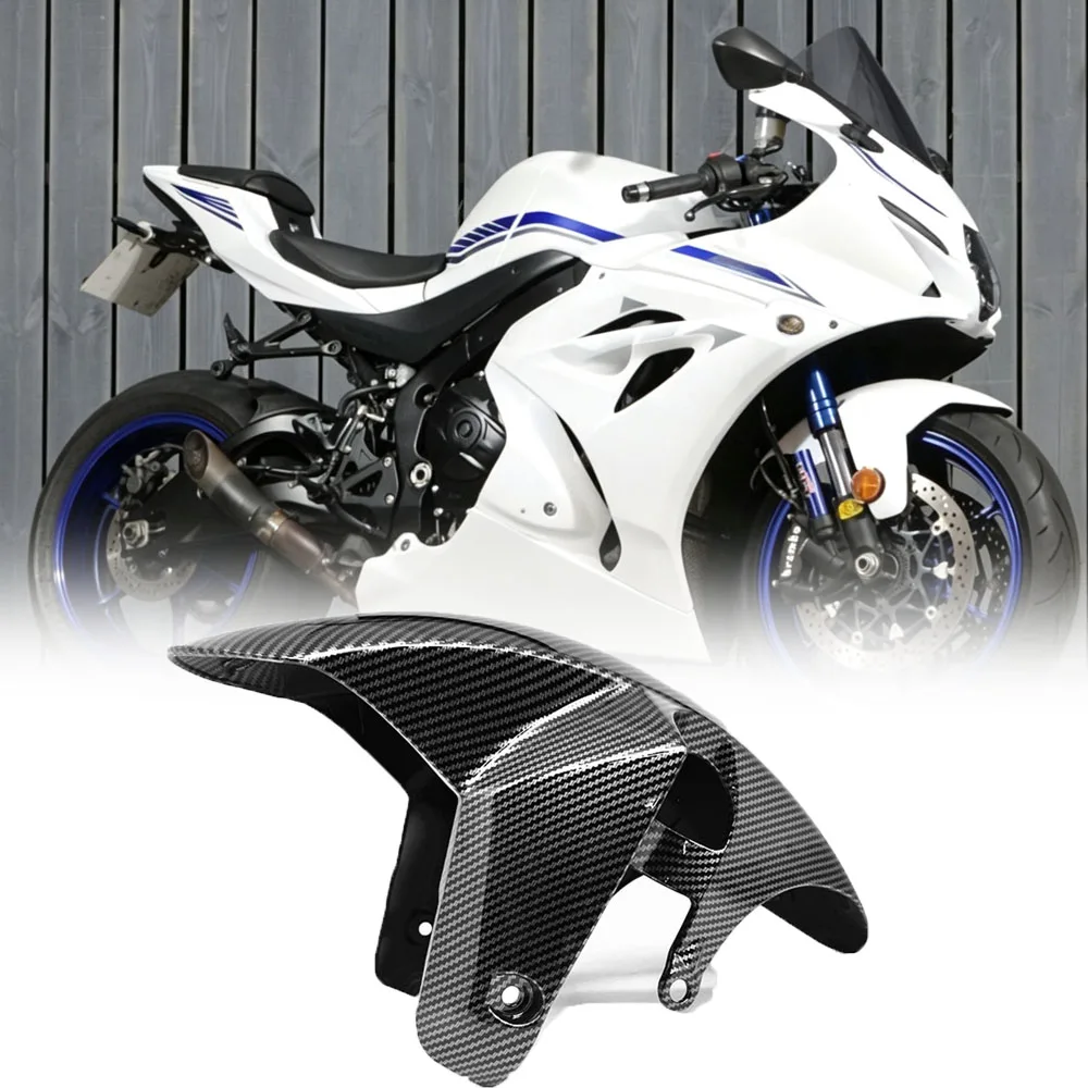 For Suzuki GSXR1000 2017-2020 2021-2026 GSX-R1000 Motorcycle Glossy Black Fender Front Tire Fender Guard Hugger Mud Carbon Fiber