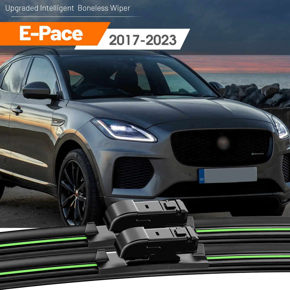 2pcs For Jaguar E-Pace E Pace X540 2017-2023 Front Windshield Wiper Blades 2018 2019 2020 2021 2022 Windscreen Accessories