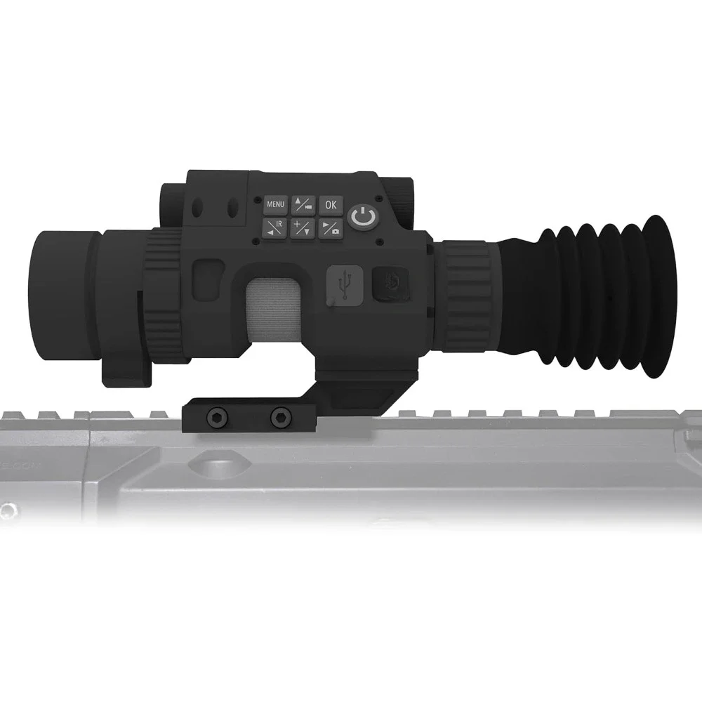 

HD Night Vision Rifle Scope and Optical Attachment - Can Be Paired to Existing Rifles Scopes or Used as Standalone Rifle Scope