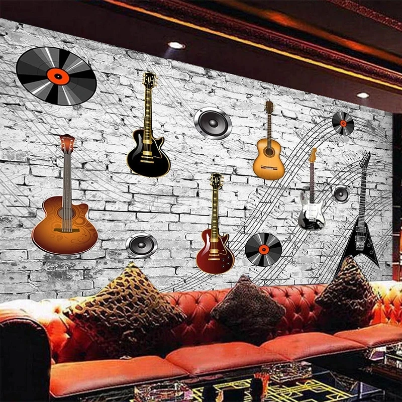 mural-personalizado-3d-parede-de-tijolo-nostalgica-personalidade-guitarra-elemento-musical-simbolo-papel-de-parede-sala-de-estar-fundo-de-tv-restaurante