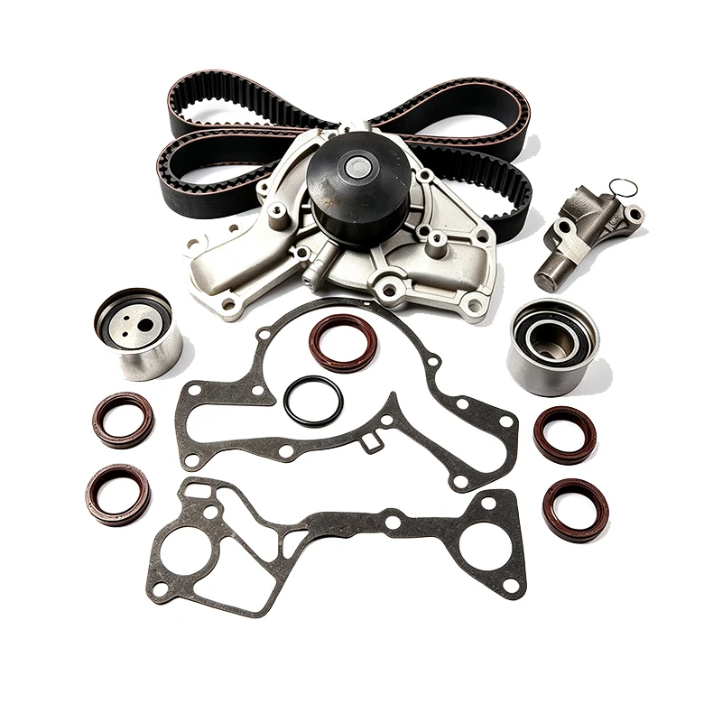#￥forTS26195 ITM195 Complete Timing Belt Kit WithTensioner Idler Pulley Fit 3.0L SOHC DOHC V6Twin Turbo Performance Engine Parts