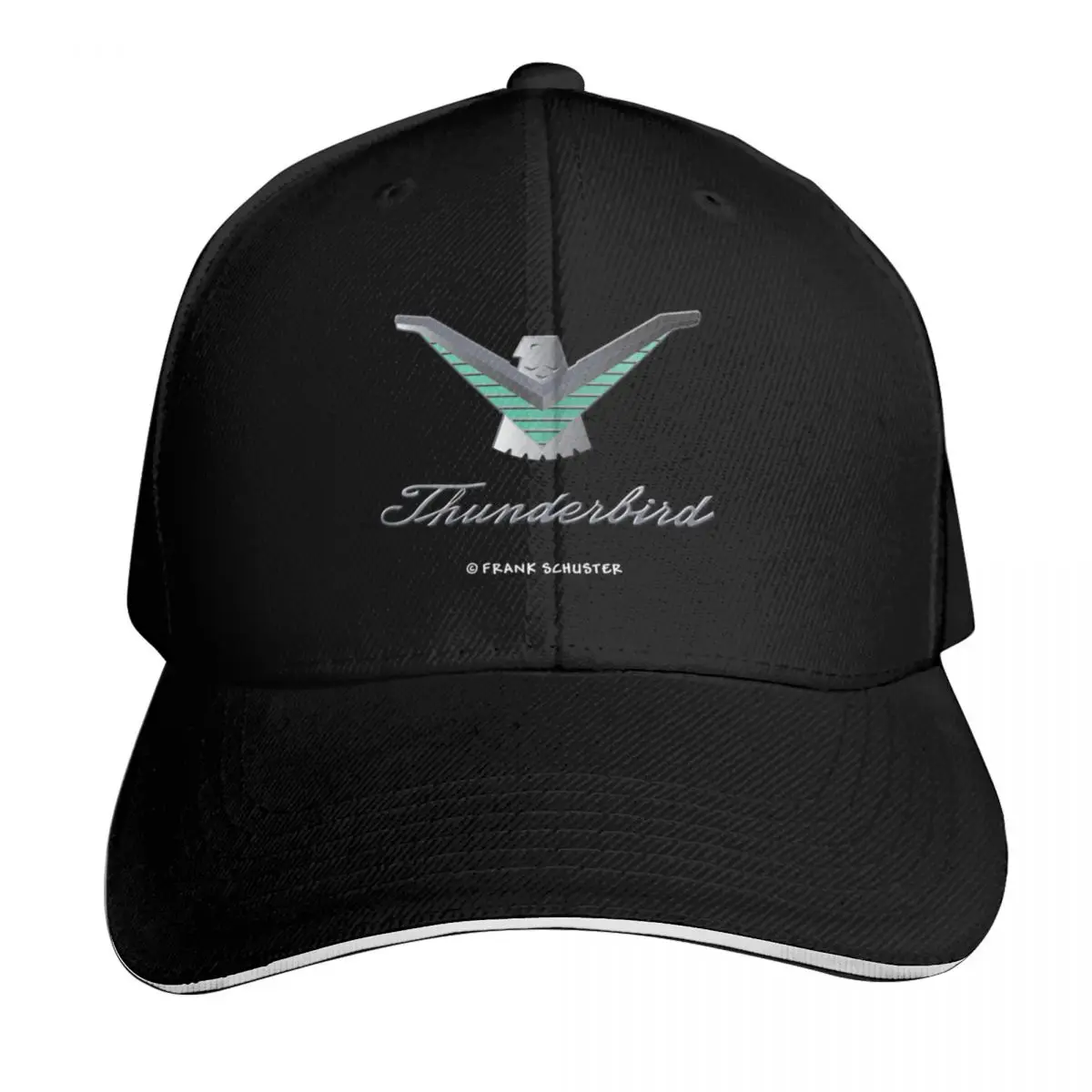 Thunderbird Emblem Bird Classic T-Shirt Baseball Cap Streetwear Hip Hop Trendy Vintage Retro Embroidered Lightweight Packable