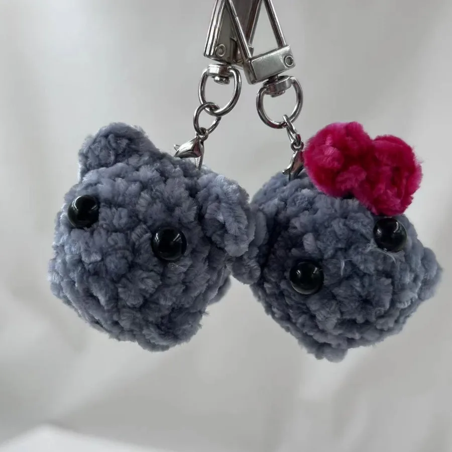 พวงกุญแจรูปหนูแฮมสเตอร์แสนเศร้าแสนน่ารักตุ๊กตาหนานุ่มรูปหนูแฮมสเตอร์แสนน่ารักพวงกุญแจตุ๊กตาตุ๊กตาสัตว์นุ่มพวงกุญแจ