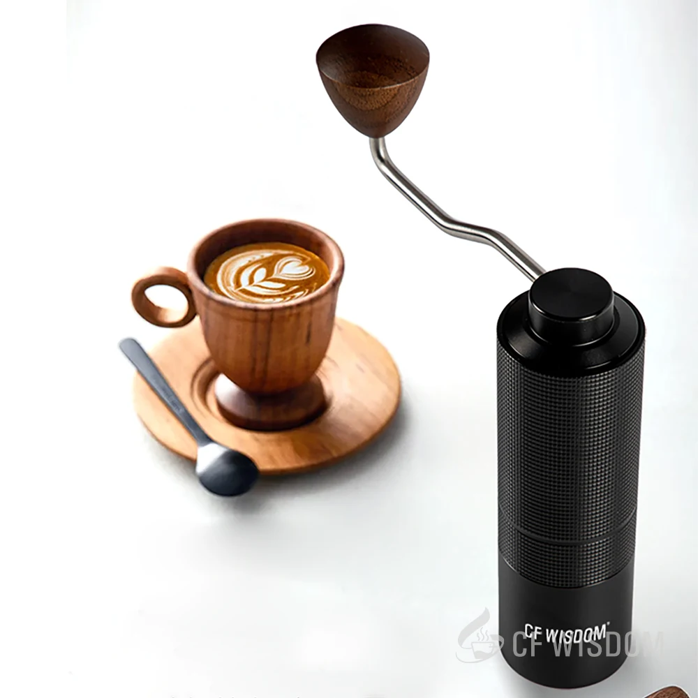 

CF WISDOM Кофемолка Ручная мельница Кофемолка Ручная кофемолка Бытовая портативная уличная удобная переносная черная