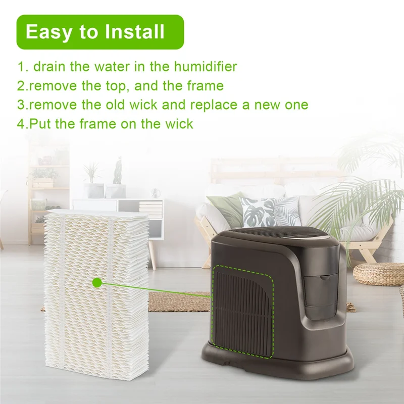 JDZD 3 قطعة HDC311 استبدال فتل مرشح المرطب ل Essick الهواء HDC311 EA1201 EA1208 المرطب سوبر الفتيل تصفية