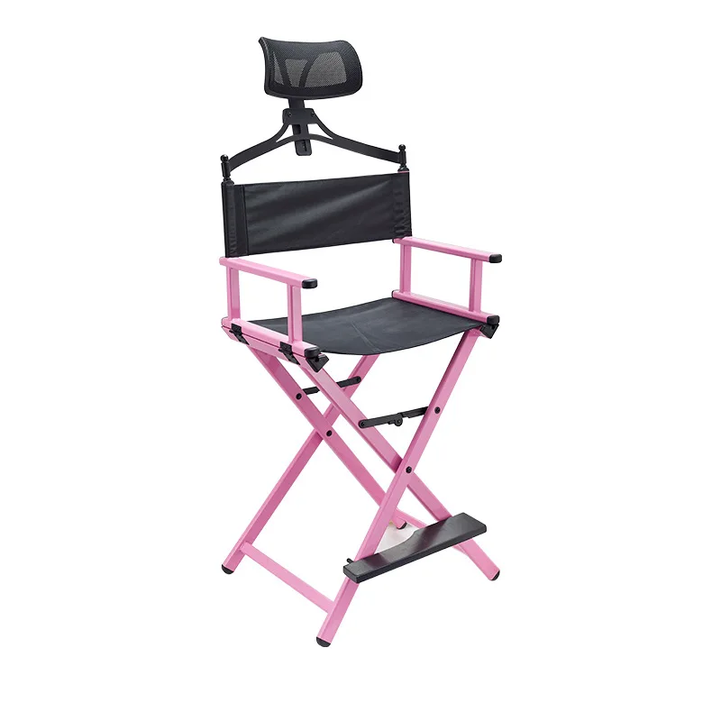 Aluminum Folding Makeup Chair Barber chair beauty salon chair with or without headrest