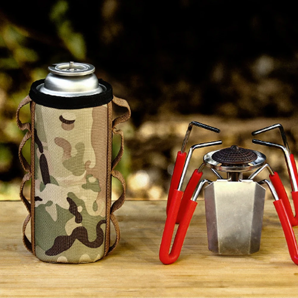 Outdoor Gas Tank Case Anti-Fall Gasoline Canister Protective Covers Camo Cylinder Tank Storage Bag Camping Picnic Tissue Box