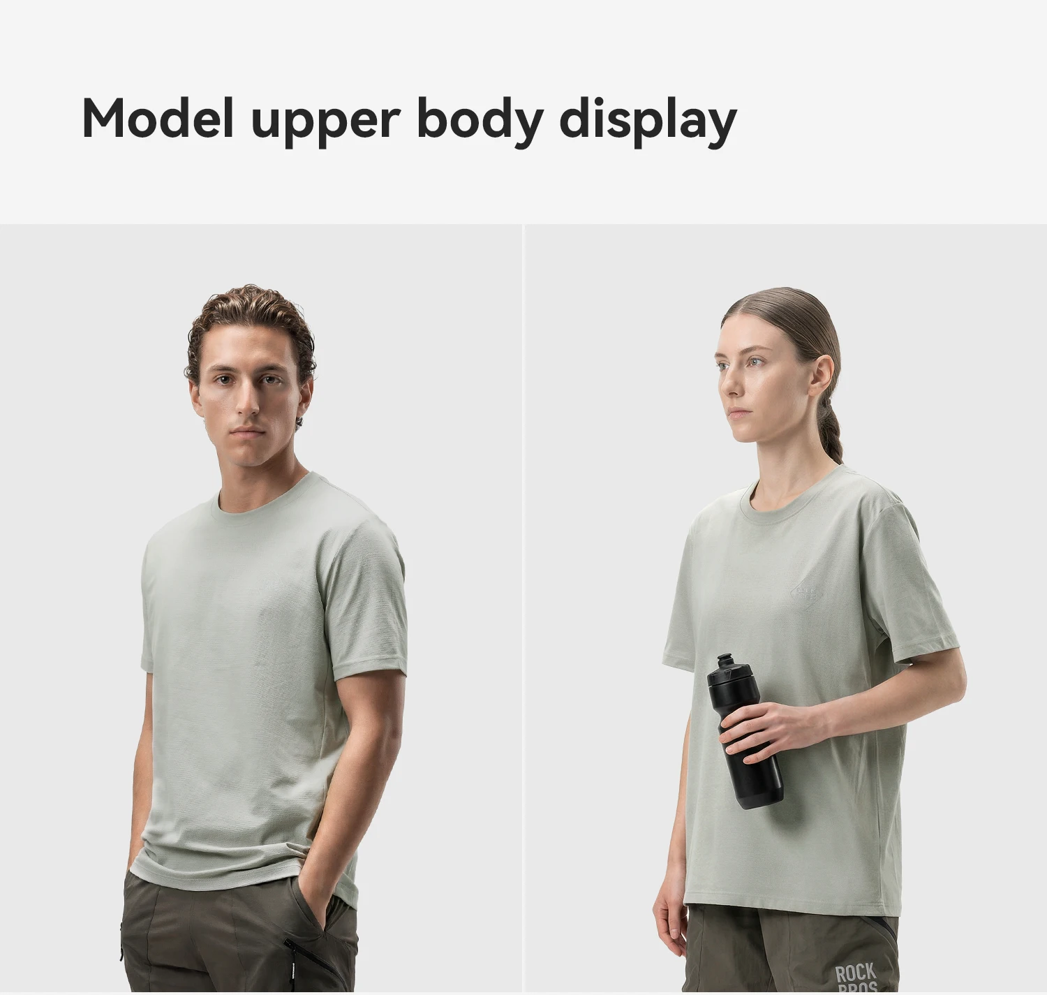 ROCKBROS Sommer-Radtrikot elastisch schnell trocknend atmungsaktiv kurzärmelig T-Shirt für Herren und Damen Fahrradbekleidung alltägliche Freizeitkleidung – Detail 12