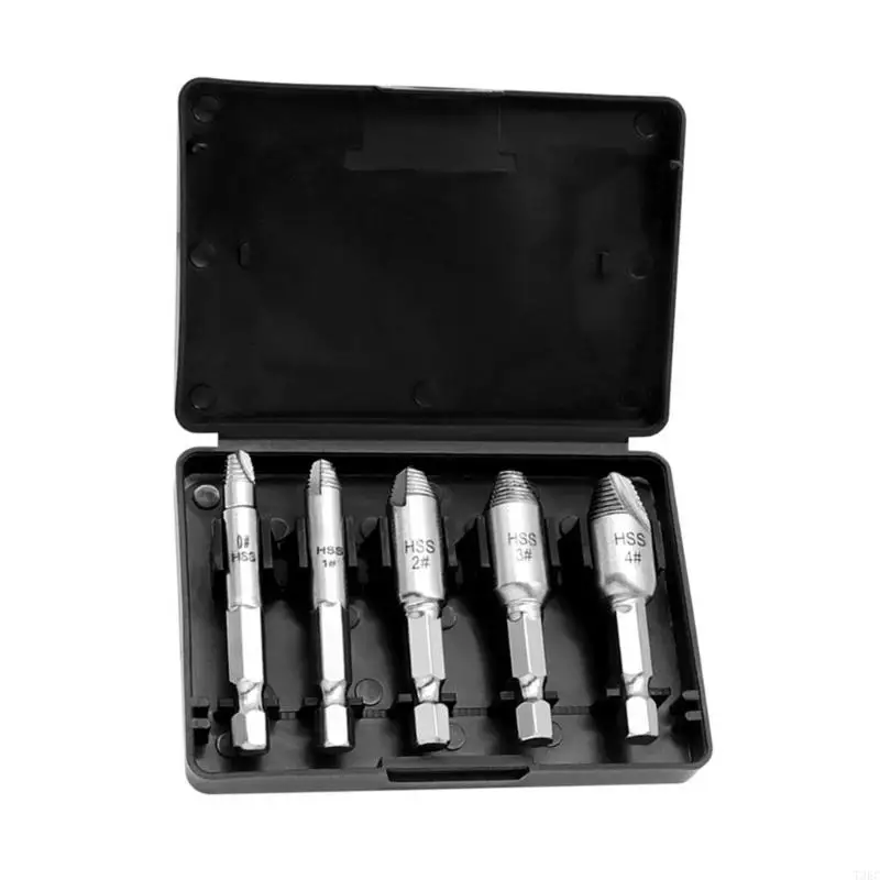 

T3EC поврежденный винтовой экстрактор Установка 1/4 дюйма Shank Vint Extractor