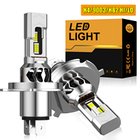 New H4 LED Headlight error-free Canbus Car lights led H4/9003/HB2 Hi/Lo Motorcycle Bulb 60W 22000LM 6500K 12V 24V Turbo Bulbs